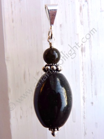 Golden Obsidian Pendant